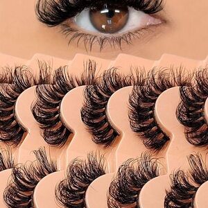 Voluminous Black False Eyelashes